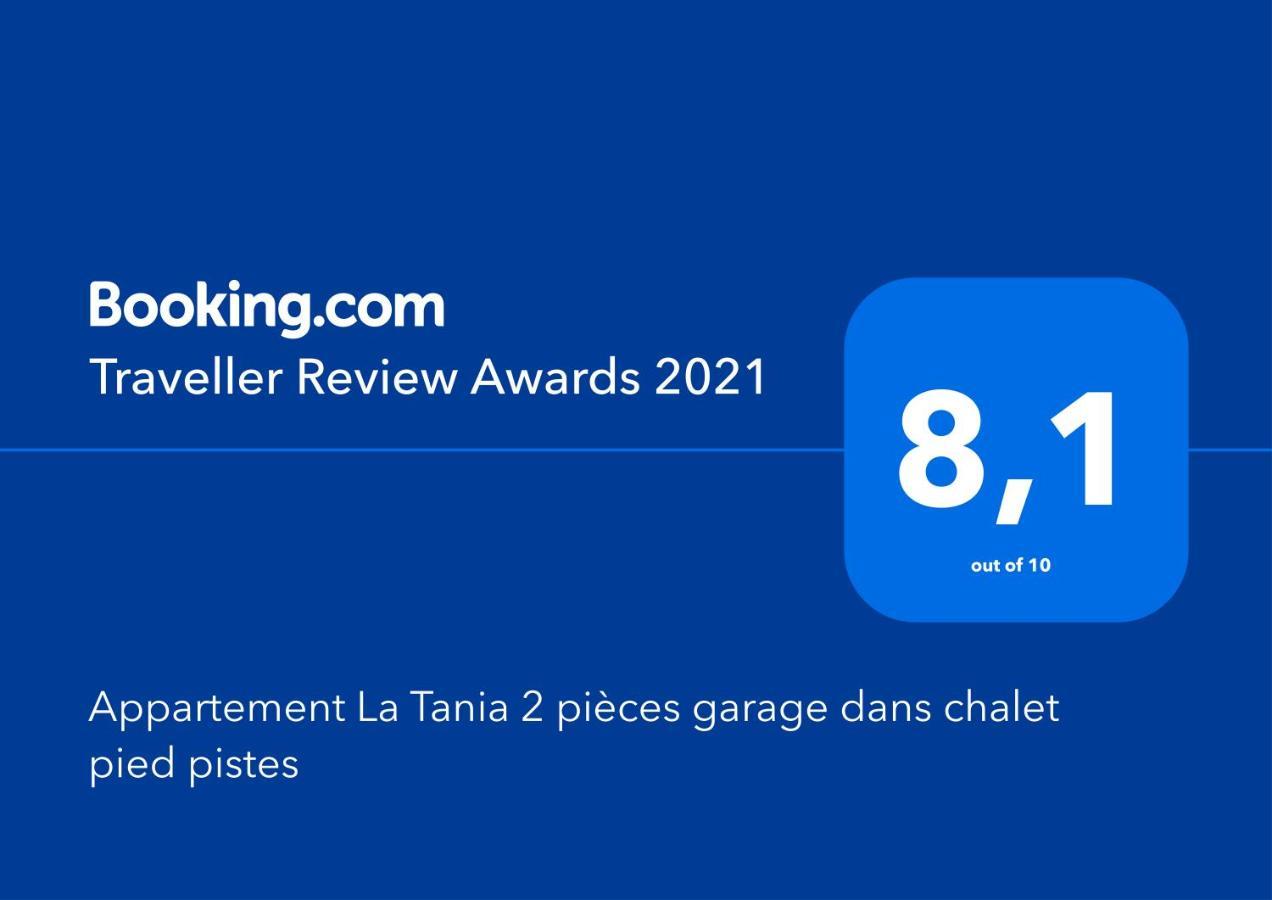 Appartement La Tania 2 Pieces Garage Dans Chalet Pied Pistes מראה חיצוני תמונה