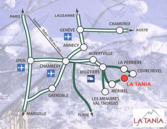 Appartement La Tania 2 Pieces Garage Dans Chalet Pied Pistes מראה חיצוני תמונה