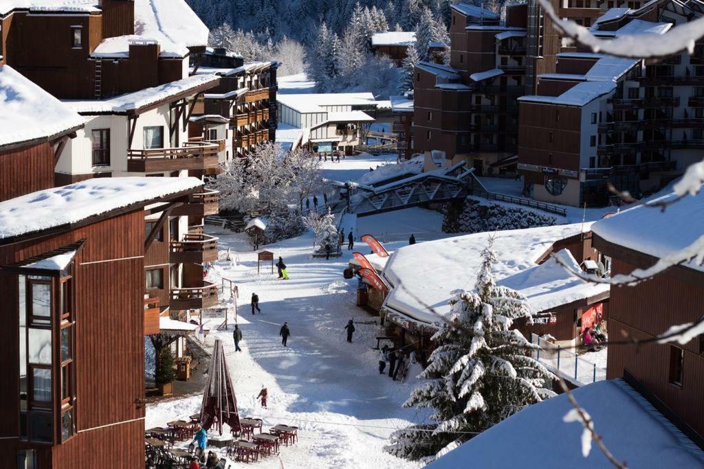Appartement La Tania 2 Pieces Garage Dans Chalet Pied Pistes מראה חיצוני תמונה
